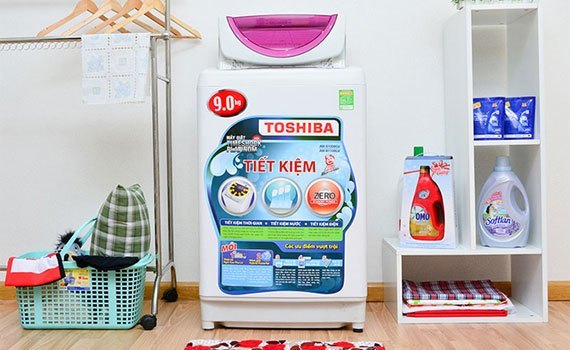 Máy giặt Toshiba AW-B1000GV có khối lượng giặt lớn đến 9kg