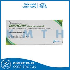 Dung dịch nhỏ mắt TAPTIQOM (Hộp 30 tép)