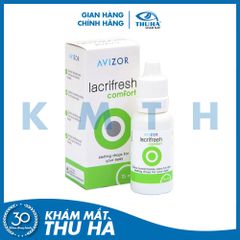 Avizor Lacrifresh Comfort (15ml) - Nước nhỏ mắt lens, nước mắt nhân tạo cho kính áp tròng cứng Ortho-K