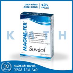 Suvéal Magne-Fer [PHÁP]– Viên uống bổ sung Magie, Vitamin B6 và Sắt