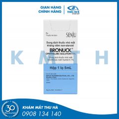 Dung dịch nhỏ mắt BRONUCK  (OPHTHALMIC SOLUTION 0,1%)