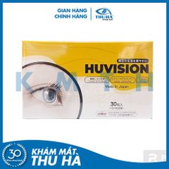 Viên uống bổ mắt HUVISION [Nhật Bản] bổ sung vitamin, Lutein và Zeaxanthin giúp tốt cho mắt, chống thoái hóa mắt