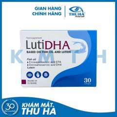 Viên uống LutiDHA - Bổ mắt, bổ não từ dầu cá đại dương - PHÁP [Hộp 30 viên]