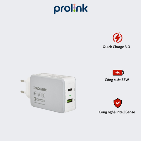 Củ Sạc Nhanh Prolink PTC23301