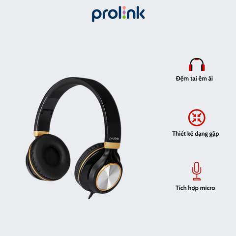 Tai nghe chụp tai có mic Prolink PHC1002E