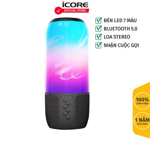 Loa Bluetooth có đèn iCore B800