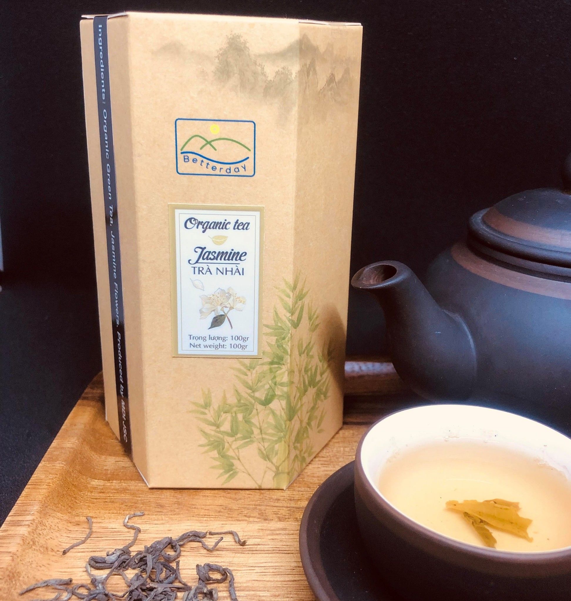  Trà gừng hộp giấy Organic Ginger Tea in tn 