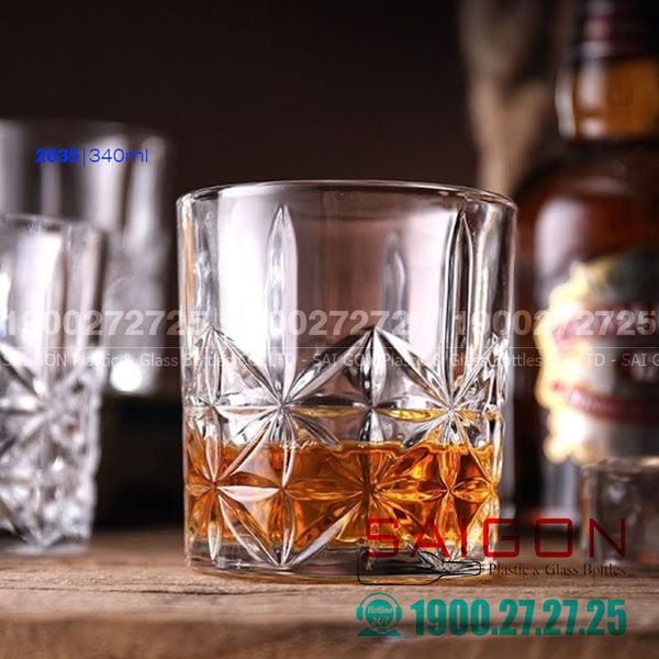 Ly Thủy Tinh Deli Whisky Rock 340ml | DELI DSY2035 , Thủy Tinh Cao Cấp