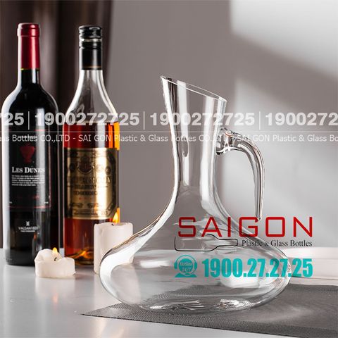 Bình Rót Rượu Pha Lê IDELITA Crystal Glass Wine Decanter 1500ml | IDELITA 10DC150