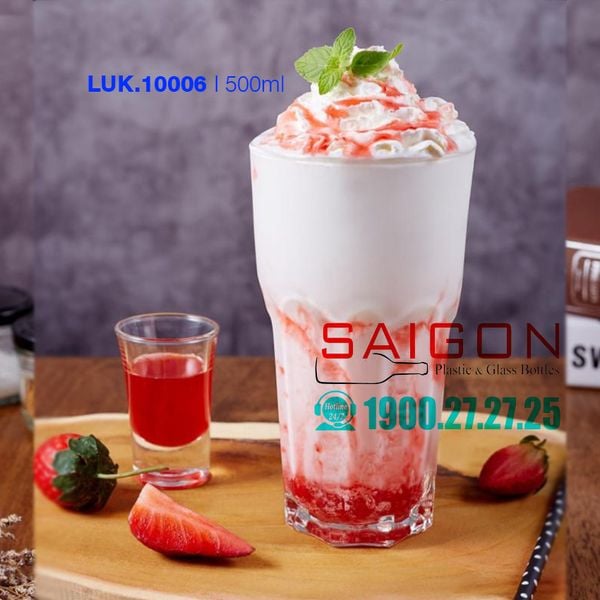 Ly Thủy Tinh Lucky Central Long Drink Glass 500ml | LUK-10006, Nhập Khẩu Thái Lan