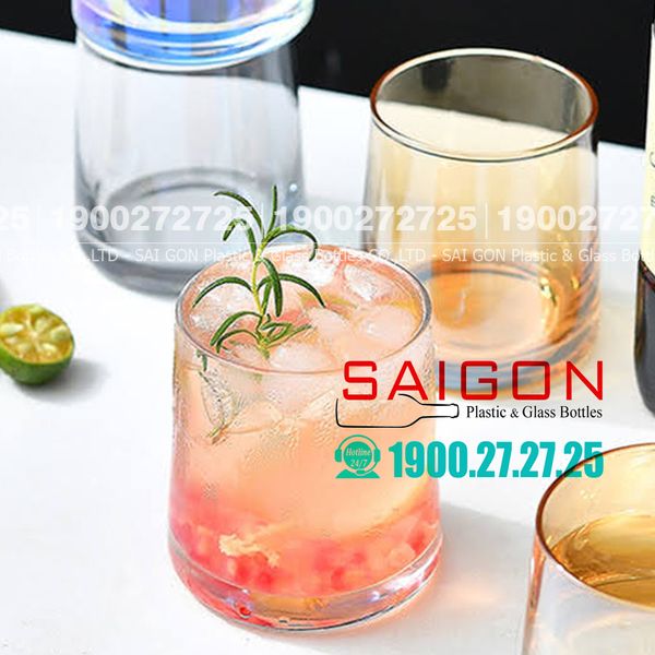 Ly Thủy TInh Deli Stark Rock Glass 260ml | Deli ES7039 , Thủy Tinh Cao Cấp