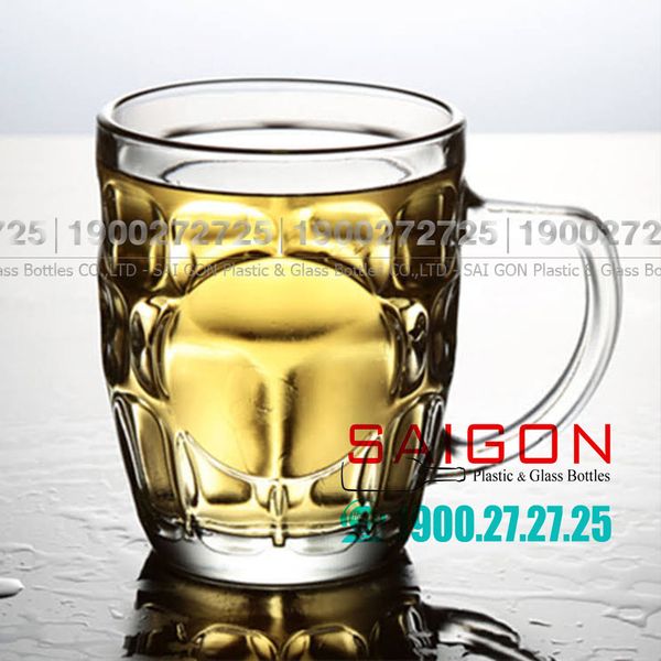 Ly thủy tinh Có Quai Union Beer Mug Glass 300ml | UG 217 , Nhập Khẩu Thái Lan