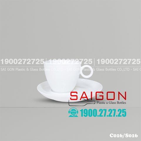 Bộ Tách Sứ CK Cappuccino 80ml | CK C016/S016 , Sứ CK Cao Cấp