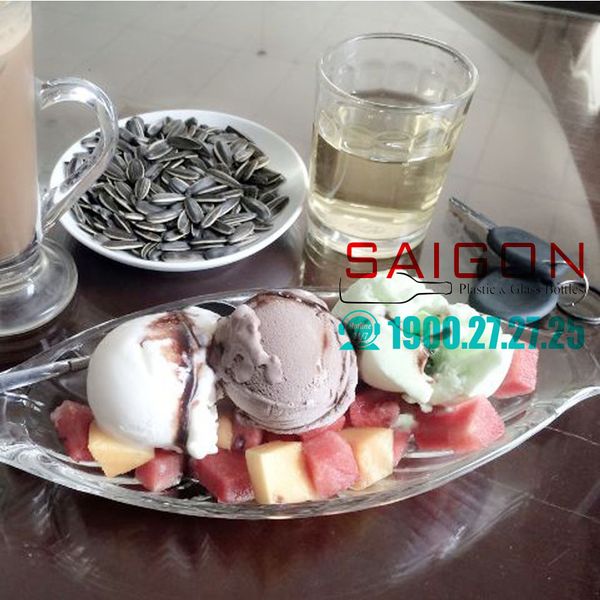 Ly Thủy Tinh Ocean Alaska Banana Split Dish | Ocean P00116 , Thủy Tinh nhập Khẩu Thái Lan