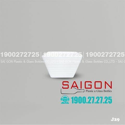 Khuôn Bánh Nhỏ Sứ Ck 7cm | CK J29 ; Trắng Trơn