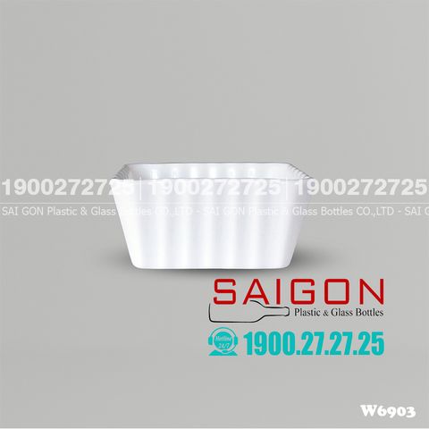 Khuôn Bánh Sứ Ck 10.5cm | CK W6903 ; Trắng Trơn