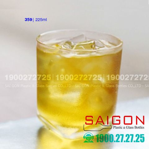 Ly Thủy Tinh Union Bottom Corner Rock Glass 225ml | UG 359 , Nhập Khẩu Thái Lan