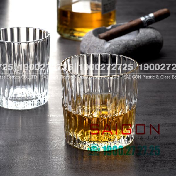 Ly Thủy Tinh Deli Manhattan Rock Glass 304ml | DELI TY4337-1, Thủy Tinh Cao Cấp