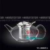 Bình Trà Thủy Tinh Wilmax Thermo Tea Pot 1050ml | WL-888805/A , Thủy Tinh Chịu Nhiệt