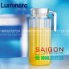 Bình Nước Thủy Tinh Luminarc Quadro Cao Cấp 1300ml | Luminarc 53808 , Thủy Tinh Cao Cấp