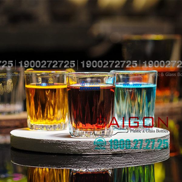 Ly Thủy Tinh Union Stripes Shot Glass 55ml | UG 351 , Nhập Khẩu Thái Lan