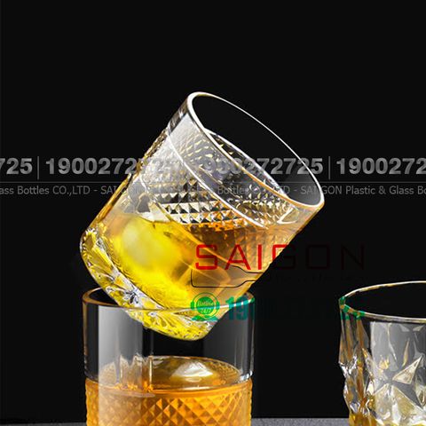 Ly Thủy Tinh Hongli Radiant Rock Glass 290ml | HONGLI 0610 , Thủy Tinh Cao Cấp