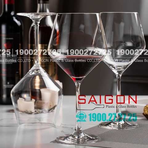 Ly thủy tinh Pha Lê IDELITA Diamond Red Wine Crystal Glasses 680ml | IDELITA 83BG68