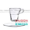 Bộ Tách Thủy Tinh Cường Lực Duralex Caprice Espresso Mug Glass 90ml | DURALEX D4026A/D4028A , Nhập Khẩu Pháp