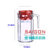 Bình Thủy Tinh Pasabahce Kosem 1250ml | Pasabahce 43414 , Nhập Khẩu Thổ nhĩ Kỳ