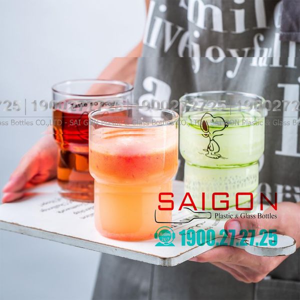 Ly Thủy Tinh Deli Glasses Eco Borosilicate Hight Ball Glass Cup 400ml | DELI GPB53 ,Thủy Tinh Cao Cấp