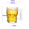 Ly Thủy Tinh Deli Skull Beer Mug 540ml | Deli ZB309  , Thủy Tinh Cao Cấp