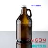 Bình Thủy Tinh Libbey Amber Growler With Lid 1888ml | Libbey 70217 , Nhập Khẩu USA