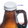 Bình Thủy Tinh Libbey Amber Growler With Lid 1888ml | Libbey 70217 , Nhập Khẩu USA