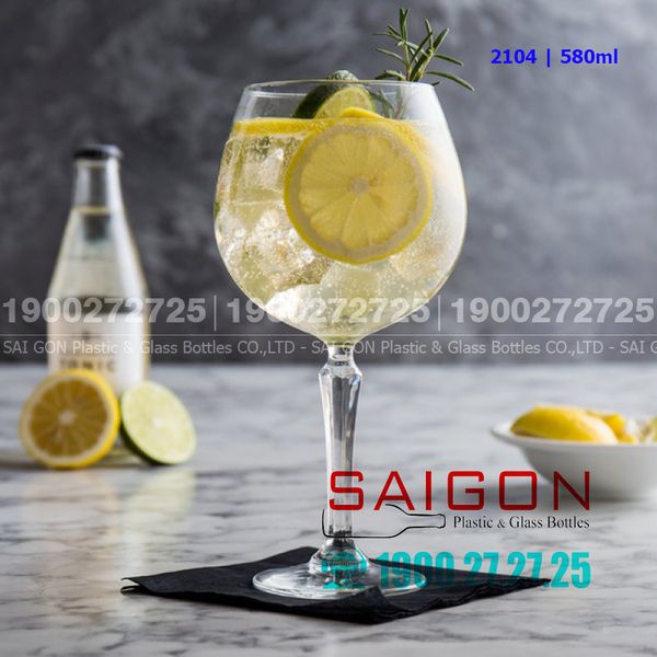 Ly Thủy Tinh Libbey Spksy  Gin & Tonic 580ml  | Libbey 602104 , Nhập Khẩu EU