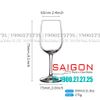 Ly thủy tinh Pha Lê IDELITA Rhone Red Wine Crystal Glasses 350ml | IDELITA 81CD35