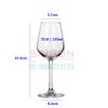 Ly Thủy Tinh Libbey Vina Diamond Tall Wine 370ml | Libbey 7516, Nhập Khẩu USA