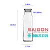 Bình Nước Thủy Tinh Libbey Trend Swerve Bottle With Lid 565ml | Libbey 701 , Thủy Tinh Cao Cấp
