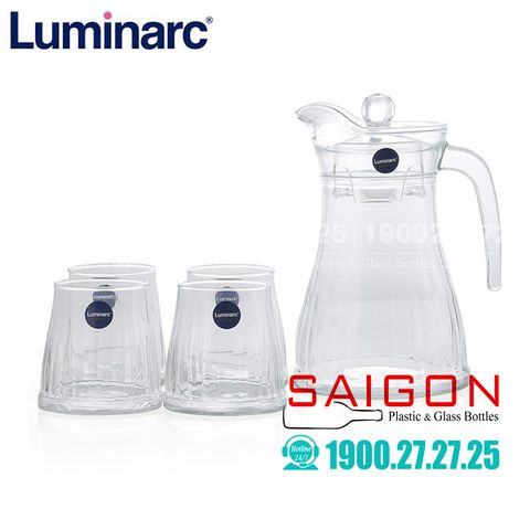 Bộ Bình Thủy Tinh Luminarc Bucolique (5 Món) | Luminarc P5362 , Thủy Tinh Cao Cấp