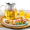 Bình Trà Thủy Tinh Wilmax Thermo Tea Pot 600ml | WL-888801/A , Thủy Tinh Chịu Nhiệt