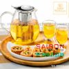 Bình Trà Thủy Tinh Wilmax Thermo Tea Pot 850ml | WL-888802/A , Thủy Tinh Chịu Nhiệt