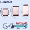 Hũ Thủy Tinh Luminarc Rondo ICE Pink 500ml | Luminarc J5875 , Thủy Tinh Cao Cấp