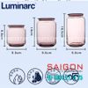 Hũ Thủy Tinh Luminarc Rondo ICE Pink 750ml | Luminarc J5876 , Thủy Tinh Cao Cấp