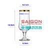 Ly Thủy Tinh Pasabahce Maldive Tulipe Gold Glass 385ml | Pasabahce 44169G , Nhập Khẩu Thổ Nhĩ Kỳ