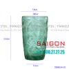 Ly Thủy Tinh Deli Summer Forest Green Hight Ball Glass 380ml | Deli DSKB164-2G , Thủy Tinh Cao Cấp