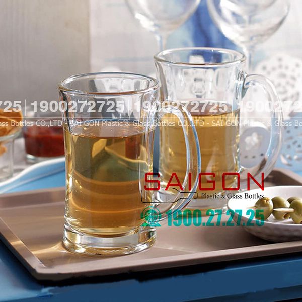 Ly Thủy Tinh Ocean Lugano Beer Mug 330ml | Ocean P00740 , Nhập khẩu Thái lan
