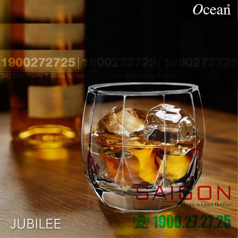 Ly Thủy Tinh Ocean Jubilee Rock 340ml | B22712 , Nhập Khẩu Thái Lan