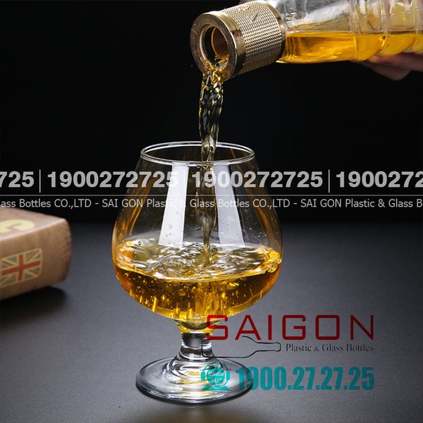 Ly Thủy Tinh Deli Gloreca Basic Brandy Glass 170ml | Deli GL3702, Thủy Tinh Cao Cấp