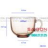 Ly Thủy Tinh Deli Cup Mug Amber Glass 440ml | Deli ZB322S , Thủy Tinh Cao Cấp