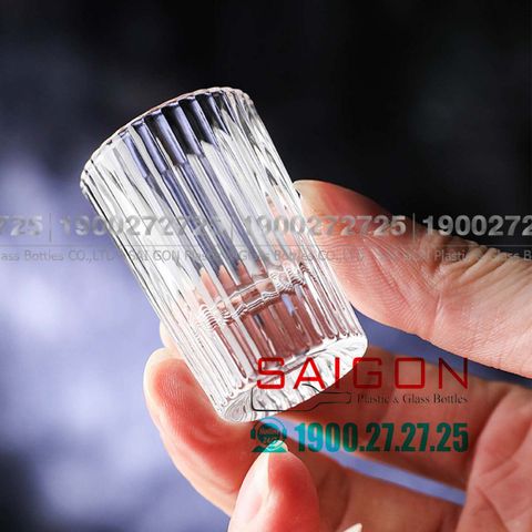 Ly Thủy Tinh King Dealay Strip shot glass 15ml | JX5024 , Thủy Tinh Cao Cấp