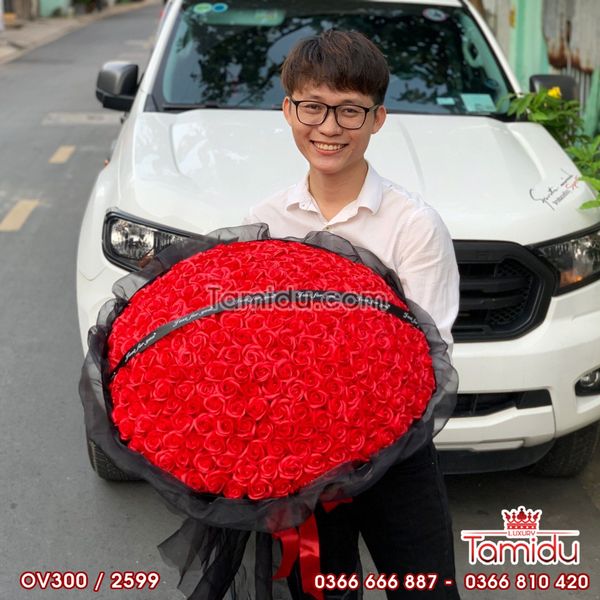 Bó Hoa Sáp Thơm Vĩnh Cửu 300 Bông Cao Cấp Đẹp Nhất ở TP HCM - Shop Bó Hoa Đẹp Nhất Sài Gòn